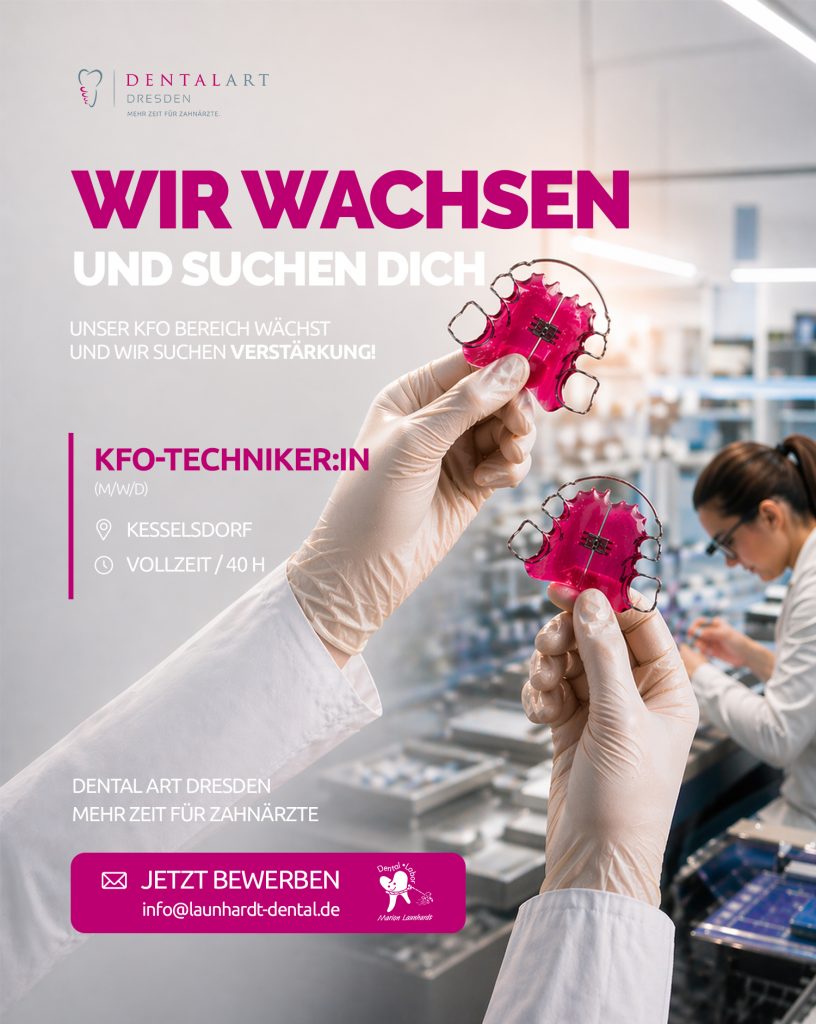 Stellenauschreibung KFO-Techniker-Technikerin-Kesselsdorf